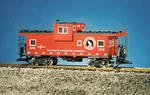 Usa Trains R12110 Great Northern Extended Vision Caboose - Red/silver Scale. Fixed Price $159.95.