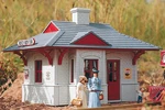 Piko 62228 G Scale Red River Station Kit. Fixed Price $126.99.
