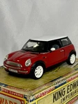 2001 Mini Cooper Red, White Top Superior Sunnyside SS6711 1/32 Scale. Fixed Price $12.00.