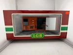 Lgb Mob Boxcar 4027 Swiss Narrow Gauge Scale Freight Van Red Brown. Fixed Price $79.99.
