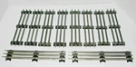 Pcs. Straight Lionel Gauge 3 Rail 10" Track Sections, Clean Ready To Use. Fixed Price $21.60.