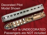 Passenger Car Interior Kit For Athearn 72FT Stream-line Observation. Fixed Price $21.95.