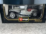 Bburago 1:18 Scale Silver Jaguar Ss 100 (1937) Unopened. Fixed Price $25.00.