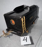 Lionel Prewar Gauge 259 258T Tin 4 Wheels Tender. Fixed Price $50.00.