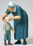 Preiser 45507 Protestant Sister With Child Figures (set Of 2). Fixed Price $37.00.