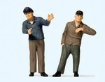 Preiser 63102 1/32 Scale Railroad Engineer & Fireman Cab -- Set #1. Fixed Price $39.99.