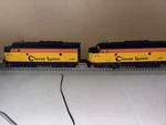 Mth Railking O Gauge Chessie System 4320 & 4321 F-3 Diesel 30-2119. Fixed Price $150.00.