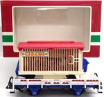 Lgb 4038 Scale Flatcar With Circus Cage W/o Animals Ln/box. Fixed Price $49.99.