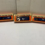 Lionel 6-16541 / 6-19251 Montana Rail Link Lot Of 3 Model Train Cars. Fixed Price $69.00.