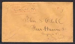 Usa Moringville Ny 1850S Stampless Cover To New Haven. Fixed Price $25.49.