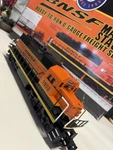 Gauge Lionel Bnsf 1603 Maxi Stack Ready To Run Freight Set. Fixed Price $500.00.