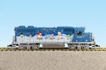 Usa Trains Scale GP38-2 Diesel Loco R22239 Christmas Snowman Blue. Fixed Price $549.99.