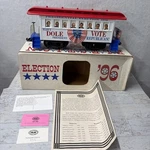 Hartland Locomotive 1996 Election Republican Car G Scale 27/500 Limited. Fixed Price $60.00.