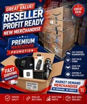 Premium Usa Reseller Mystery Box Assorted New Overstock Liquidation Lot. Fixed Price $85.00.