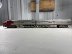American Flyer 360 &364 Vtg 1950 Silv Santa Fe PA-1AB Diesel Locomotiv Set Gil. Fixed Price $129.99.