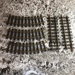 Lgb Scale Track Lot 1000 Straight 300MM 1100 Curved 600MM Lehmann W. Germany. Fixed Price $52.99.