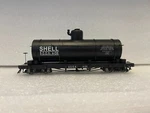 Accucraft Trains ON3 Tank Car Black Shell Oil Co.. Fixed Price $69.00.