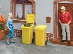 Pola 333225 Scale Garbage Cans Carts -- Yellow PKG(2). Fixed Price $14.99.