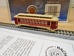Clean Bachmann Scale 61090 Brill Main Street Trolley Runs/lights Ob. Fixed Price $49.99.
