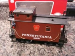 Lgb The Big Train Scale 46656 Axle Prr Pennsylvania Wood Caboose Car. Fixed Price $224.98.
