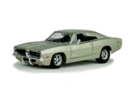 1969 Dodge Charger R/t Hemi - Silver Diecast 1:25 Scale Model Maisto 31256SIL. Fixed Price $32.95.