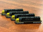 Northern Pacific SD-45'S Set Professional Custom Kato Scale Dcc Ready. Fixed Price $899.00.