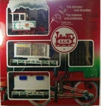 Lgb Circus Train Starter Set LOCO-2 Cars-track-transformer #72910 Scale Mib. Fixed Price $437.05.