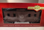 Bachmann 93827 G Scale Wheel Center Cupola Wood Caboose East Broad Top #27. Fixed Price $125.00.