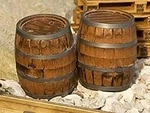 Pola 333211 G Wooden Barrels (pack Of 2). Fixed Price $12.22.