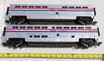 O Scale Mth Premier Amtrak Superliner 2-PAC Set 20-6539. Fixed Price $325.00.