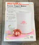 Rival #8200 Made In Usa Frozen Yogurt Maker Ice Cream Frezzer New Box. Fixed Price $24.99.