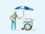 Preiser 29116 Ho Scale Ice Cream Vendor W/cart Individual Figure. Fixed Price $11.99.