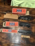 Vintage Lionel Locomotive 1130 Tender 6066T 6032 Lubricant Boxed Model Train Lot. Fixed Price $50.00.