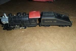 Life-like Trains Ho Scale Locomotive #6634 Santa W/tender. Fixed Price $25.00.