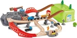 Hape Railway Bucket Builder Set 50-PIECE Multi-color Wooden Train Toy, Con. Fixed Price $96.29.