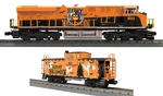 Mth 30-21305-1 Halloween ES44AC Diesel & 30-77411 Caboose W/ Leds Gauge New. Fixed Price $549.00.