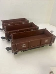 Scale Lot Of 3- Aristocraft Pennsylvania Prr 20 2-AXLE Gondola (ART-40001). Fixed Price $119.70.