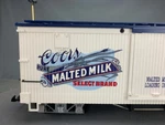 Scale Lgb 46670*3 Coors Malted Milk Box Car Ltd Sn #1822! G0645. Fixed Price $76.38.