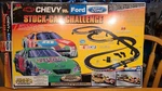 Rare Life-like Nascar Chevy Vs Ford Stock Challenge Ho Slot Racing Set #9448. Fixed Price $124.95.