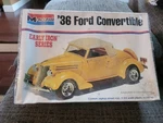 Monogram '36 Ford Convertible 1/24 Scale Model 7570 Early Iron Series Sealed. Fixed Price $39.99.