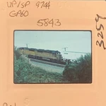 Original 35MM Train Slide Union Pacific Southern Up Sp GP60 9744. Fixed Price $7.99.
