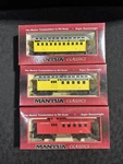 Mantua Nib Ho Scale Western Denver & Rio Grande Passenger Cars, Caboose. Fixed Price $28.50.