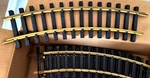 Aristocraft Curved Track W/JOINERS/SCREWS-11 PIECES-14 Ties-top Rail Clean-read. Fixed Price $59.95.