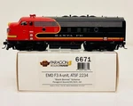 Broadway Limited Ho Atsf Black Bonnet Emd F3 Unit PARAGON4 Dcc & Sound 6671. Fixed Price $350.00.