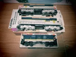 Lionel 6-8050 ,8051,9355 Delaware & Hudson U36C Powered, Dummy Caboose O.b.. Fixed Price $250.00.