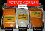 Potato Corner Trio-cheese, Sour Cream Onion, Bbq. Free Shipping Usa Only.. Fixed Price $49.99.