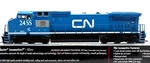 Ho Atlas 10002270 Silver Dash 8-40CW Canadian National Cn Ic 2455 Dcc Ready Blue. Fixed Price $249.99.
