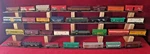 Scale Box Car Assorted Up Co Wm Nyc Sf Pfe Bc Rg Sp Ri Gn Sold Individually,. Fixed Price $164.14.