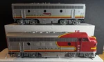 Lgb Modern Scale 20570 Santa Fe F-3 Powered Diesel + 20582 Dummy New. Fixed Price $1785.88.