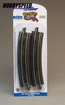 Bachmann Ho E-z Track 22" Radius Curves (4) Steel Alloy Black Roadbed BAC44403. Fixed Price $14.84.